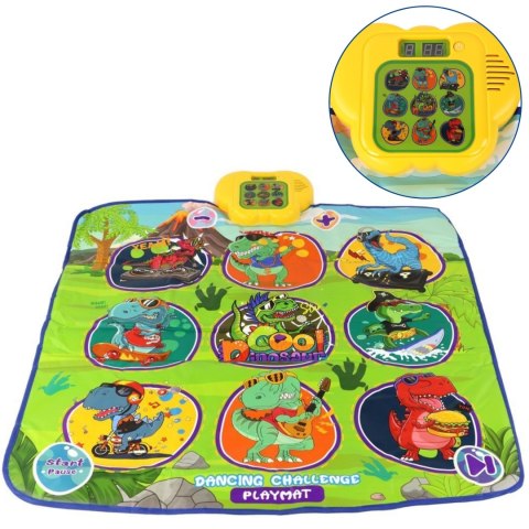 WOOPIE Mata Muzyczna Dinozaury Zręcznościowa Gra Taneczna WOOPIE Mata Muzyczna Dinozaury Zręcznościowa Gra Taneczna