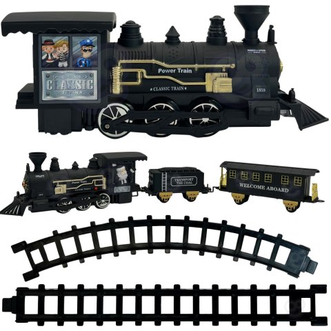 WOOPIE Pociąg Lokomotywa Zestaw XXL Tor 403 cm