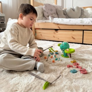 WOOPIE Waga Szalkowa Równoważnia Gra Łowienie Dinozaurów Rybek Nauka Liczydło