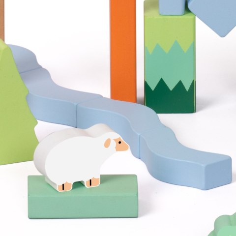 CLASSIC WORLD Zestaw Drewnianych Klocków Leśny Świat 50 el. CLASSIC WORLD Zestaw Drewnianych Klocków Leśny Świat 50 el.