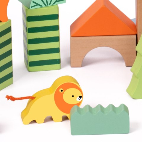 CLASSIC WORLD Zestaw Drewnianych Klocków Leśny Świat 50 el. CLASSIC WORLD Zestaw Drewnianych Klocków Leśny Świat 50 el.