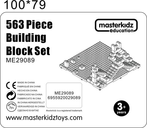 MASTERKIDZ Zestaw Klocków Konstrukcyjnych STEM 563 el.