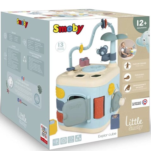 SMOBY Little Sensoryczna Kostka Aktywności dla Dzieci Sorter Labirynt 13w1 SMOBY Little Sensoryczna Kostka Aktywności dla Dzieci Sorter Labirynt 13w1
