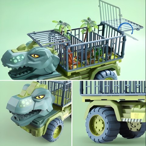 WOOPIE Ciężarówka Dinozaur Transporter Figurki
