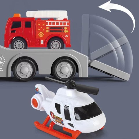 WOOPIE Czerwona Laweta Straży Pożarnej City Truck Efekty Dźwiękowe i Świetlne WOOPIE Czerwona Laweta Straży Pożarnej City Truck Efekty Dźwiękowe i Świetlne
