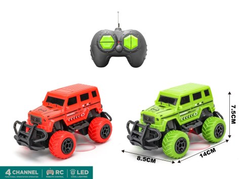 WOOPIE Samochód Zdalnie Sterowany RC Jeep Cross-Country LED