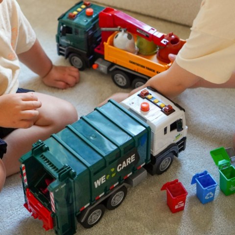 WOOPIE Śmieciarka Ciężarówka Segregacja Śmieci - skala 1:10