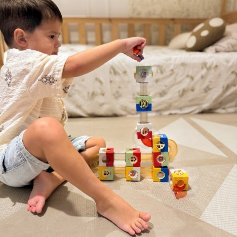 WOOPIE Tor Kulkowy Kulodrom Zestaw Konstrukcyjny Klocki 3D