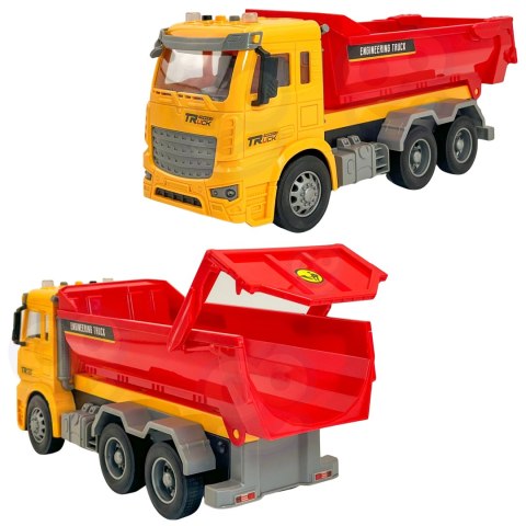 WOOPIE Wywrotka Budowlana w Skali 1:12 Efekty Świetlne Dźwiękowe