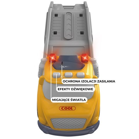 WOOPIE Żółta Laweta City Truck Efekty Dźwiękowe i Świetlne WOOPIE Żółta Laweta City Truck Efekty Dźwiękowe i Świetlne