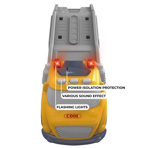 WOOPIE Żółta Laweta City Truck Efekty Dźwiękowe i Świetlne WOOPIE Żółta Laweta City Truck Efekty Dźwiękowe i Świetlne