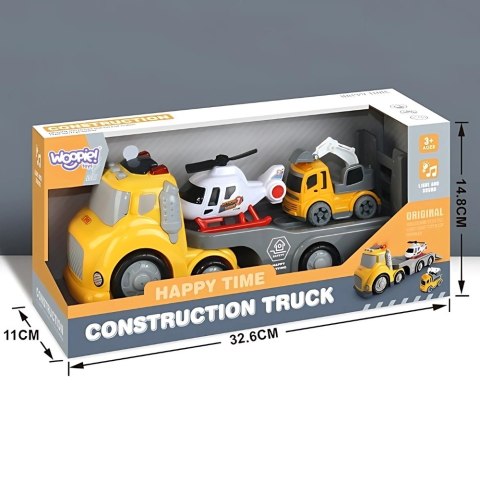 WOOPIE Żółta Laweta City Truck Efekty Dźwiękowe i Świetlne WOOPIE Żółta Laweta City Truck Efekty Dźwiękowe i Świetlne