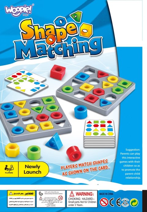 WOOPIE Gra Logiczna Dopasuj Kształty