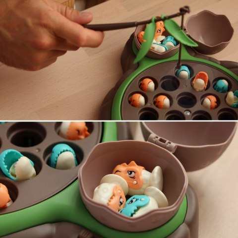 WOOPIE Gra Łowienie Dinozaurów Rybek 2 Wędki