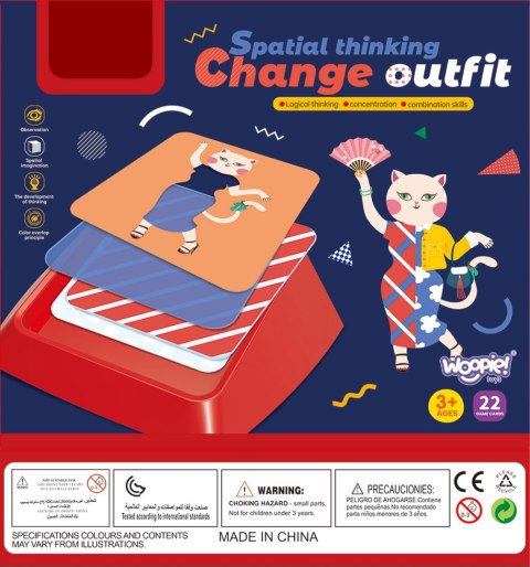 WOOPIE Gra "Mała Projektantka Mody" Ubieranki Stylizacje