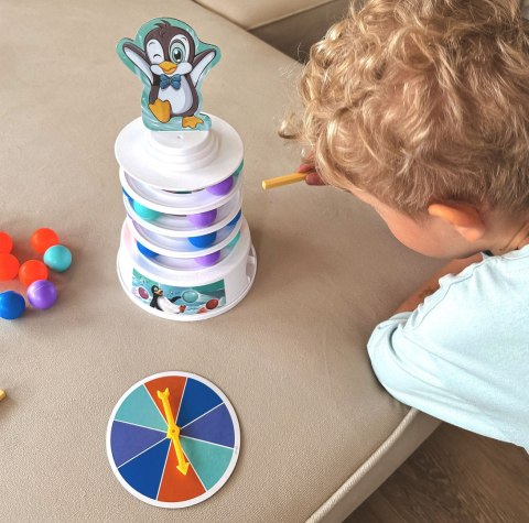 WOOPIE Gra Zręcznościowa Pingwin na Wieży