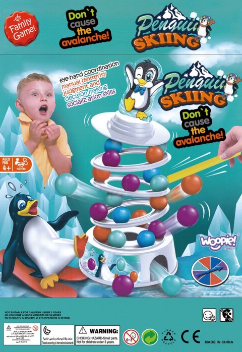 WOOPIE Gra Zręcznościowa Pingwin na Wieży