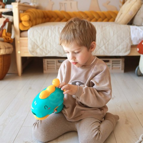 WOOPIE Gra w Rzutki Dart Pistolet Dinozaur na Kulki Rzepy Tarcza Punkty Strzelanie