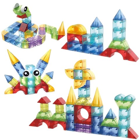 WOOPIE Klocki Magnetyczne Konstrukcyjne Sześciany 3D Zestaw Edukacyjny 63 el. WOOPIE Klocki Magnetyczne Konstrukcyjne Sześciany 3D Zestaw Edukacyjny 63 el.