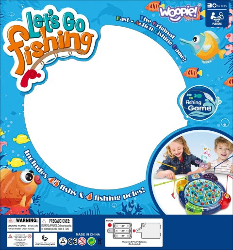 WOOPIE Łowienie Ryb Wędkowanie Gra Zręcznościowa 4 os.