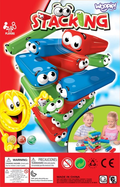 WOOPIE Układanka Chwiejąca Wieża Gra Zręcznościowa 4+