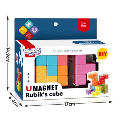 WOOPIE Układanka Kostka Magnetyczna Tetris