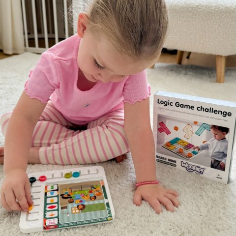 WOOPIE Zestaw 60 Gier Logicznych 3+