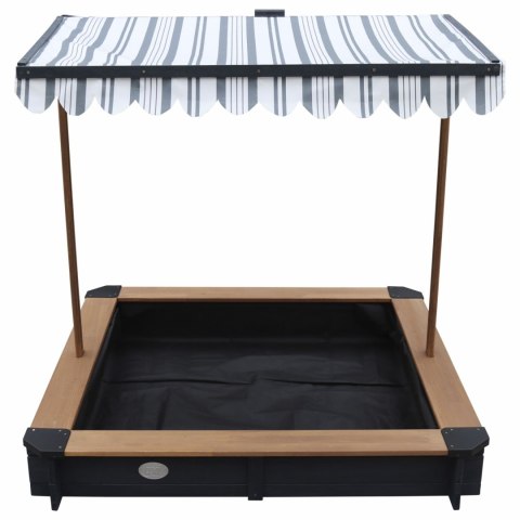 AXI Drewniana Piaskownica z Daszkiem Zamykana z Ławkami