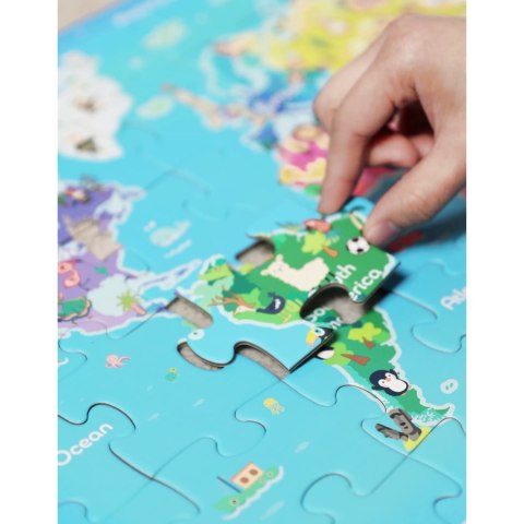 CLASSIC WORLD Puzzle Drewniane Mapa Świata