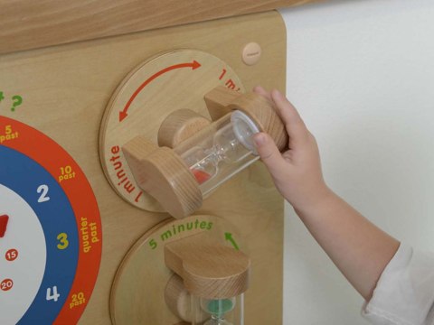 MASTERKIDZ Nauka O Czasie Czytanie Godziny - Tablica Edukacyjna