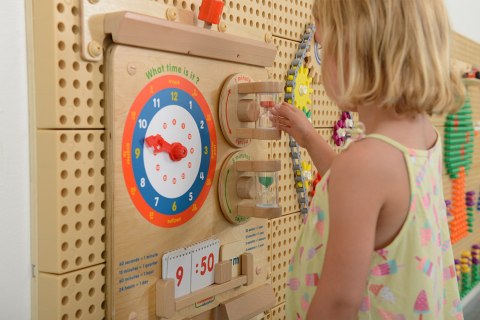 MASTERKIDZ Nauka O Czasie Czytanie Godziny - Tablica Edukacyjna