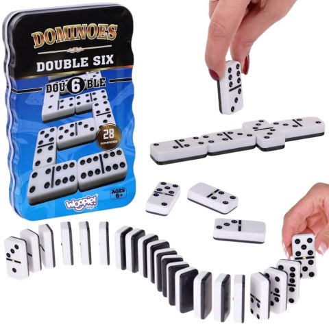 WOOPIE Domino Klasyczna Gra Logiczna 28 Kostek