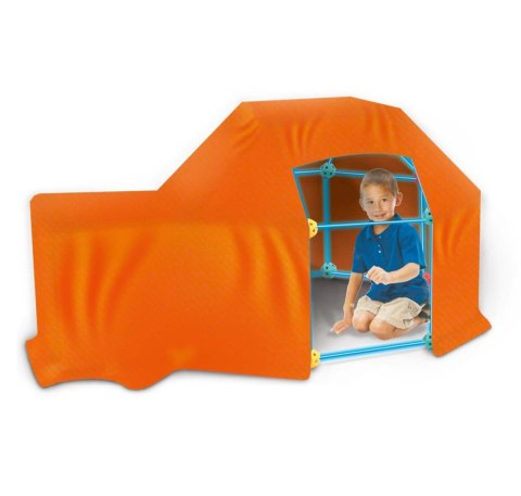 WOOPIE Duże Klocki Konstrukcyjny Namiot Zestaw Słomki Rurki 128 el. WOOPIE Duże Klocki Konstrukcyjny Namiot Zestaw Słomki Rurki 128 el.