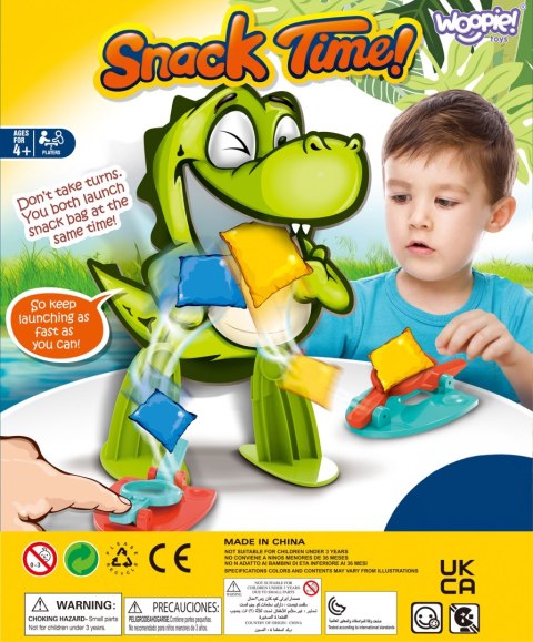 WOOPIE Gra Zręcznościowa "Głodny Dinozaur"