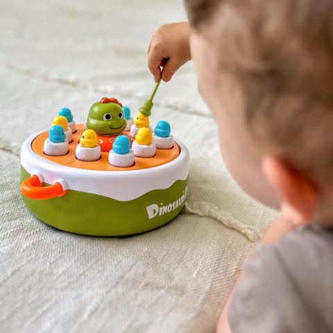 WOOPIE Gra Zręcznościowa Łowienie Dinozaurów 4w1 Katapulta