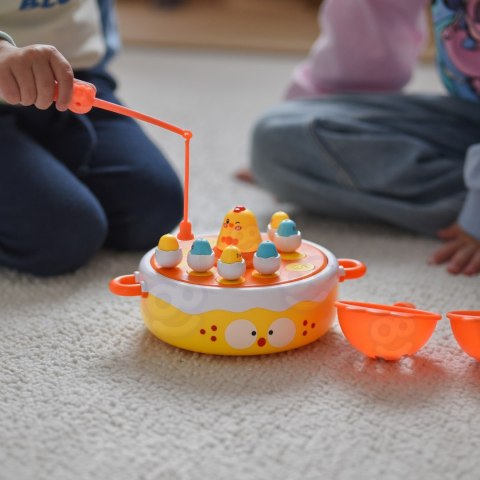 WOOPIE Gra Zręcznościowa Łowienie Kurczaczków 4w1 Katapulta