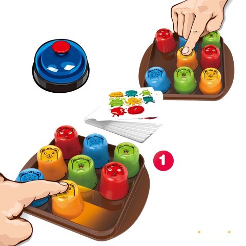 WOOPIE IQ Gra Logiczna Edukacyjno-Strategiczna 2w1 Kółko i Krzyżyk 4szt