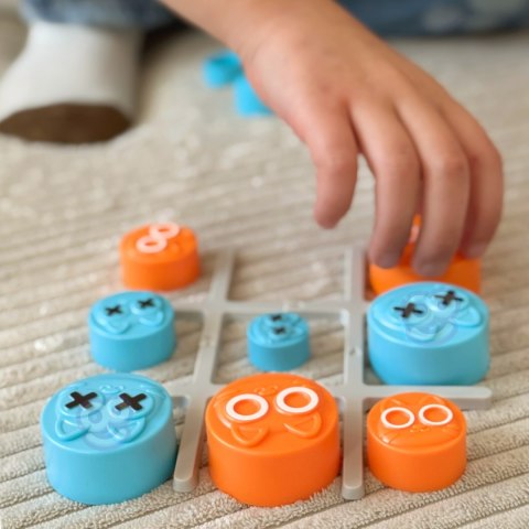 WOOPIE IQ Gra Logiczna Przenośna Kółko i Krzyżyk Kotki w Pudełku