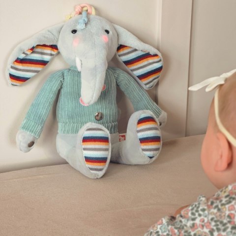 WOOPIE Interaktywny Słonik Przytulanka z Dźwiękiem i Światłem