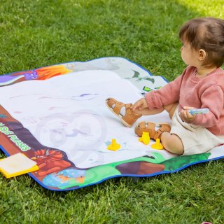 WOOPIE Magiczna Mata Wodna do Malowania XXL Pieczątki Cyferki 100x80 cm