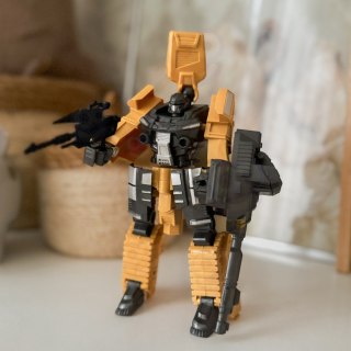 WOOPIE Zestaw 3w1 Robot Transformujący Czołg i Wyrzutnia na Strzałki Brązowy