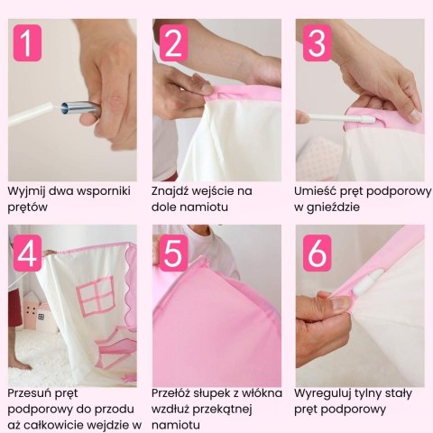 Wooopie Namiot Domek do Domu i Ogrodu XXL z Podłogą