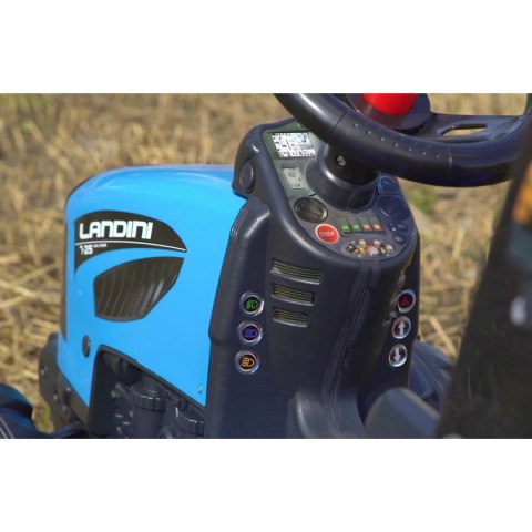 FALK Traktor Landini Niebieski na Pedały z Przyczepką od 3 Lat