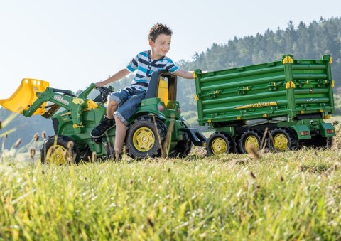 Rolly Toys rollyMulti Trailer - Przyczepa Wywrotka Rolly Multi John Deere 3 osiowa Rolly Toys rollyMulti Trailer - Przyczepa Wywrotka Rolly Multi John Deere 3 osiowa
