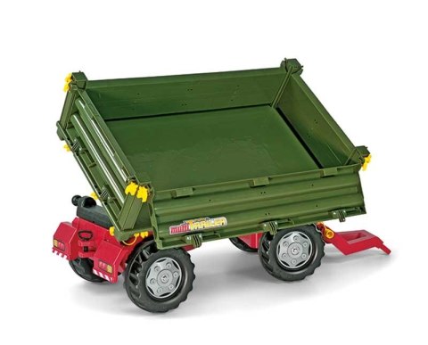 Rolly Toys rollyTrailer Przyczepa Rolly Multi dwuosiowa zielona Rolly Toys rollyTrailer Przyczepa Rolly Multi dwuosiowa zielona