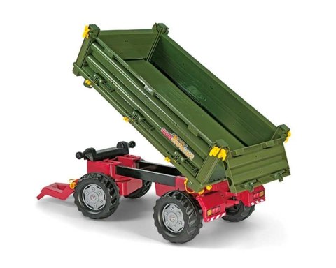 Rolly Toys rollyTrailer Przyczepa Rolly Multi dwuosiowa zielona Rolly Toys rollyTrailer Przyczepa Rolly Multi dwuosiowa zielona