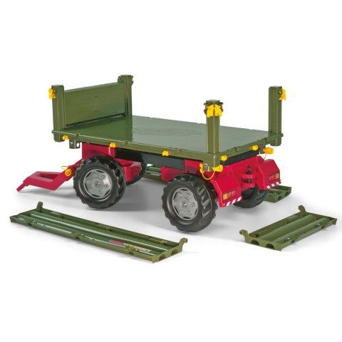 Rolly Toys rollyTrailer Przyczepa Rolly Multi dwuosiowa zielona Rolly Toys rollyTrailer Przyczepa Rolly Multi dwuosiowa zielona