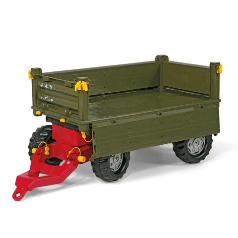 Rolly Toys rollyTrailer Przyczepa Rolly Multi dwuosiowa zielona Rolly Toys rollyTrailer Przyczepa Rolly Multi dwuosiowa zielona