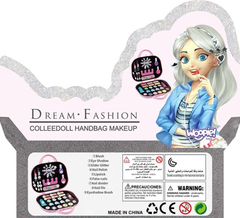 WOOPIE Art&FUN Zestaw do Makijażu w Torebce Kosmetyczka