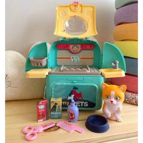 WOOPIE Kotek Przenośny Salon Piękności 2w1 w Plecaku Transporter